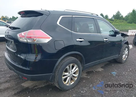 2015 Nissan Rogue Sv из США, поврежденный, VIN KNMAT2MV9FP567451